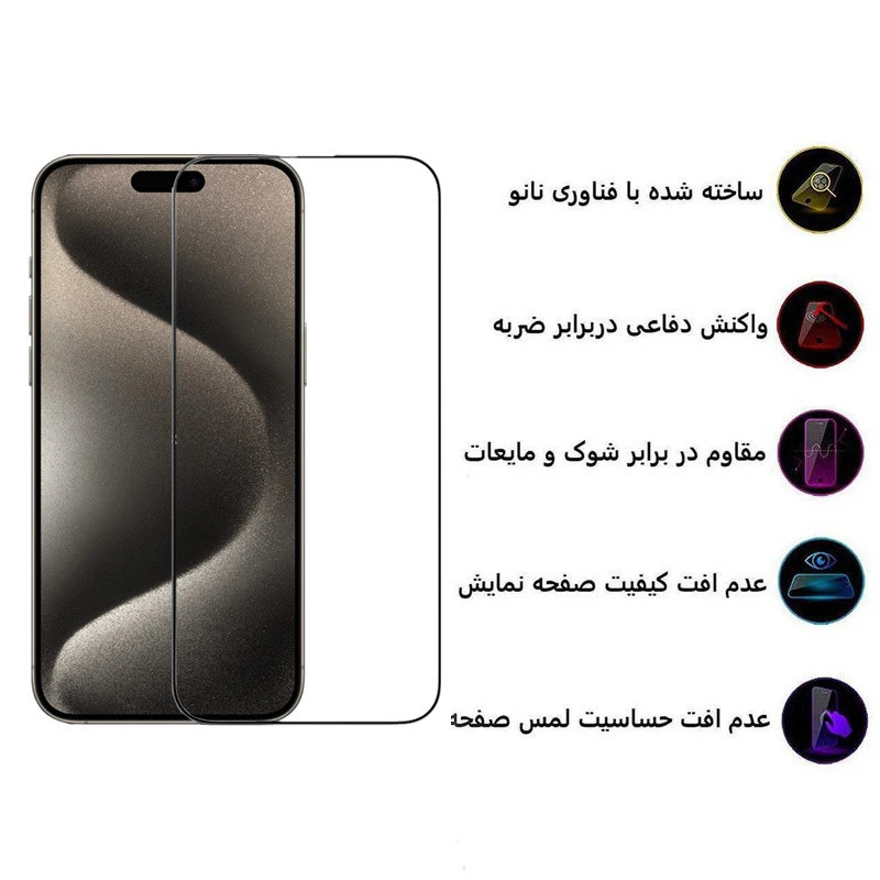 محافظ صفحه نمایش ال کا جی مدل Full مناسب برای گوشی موبایل سامسونگ Galaxy A16