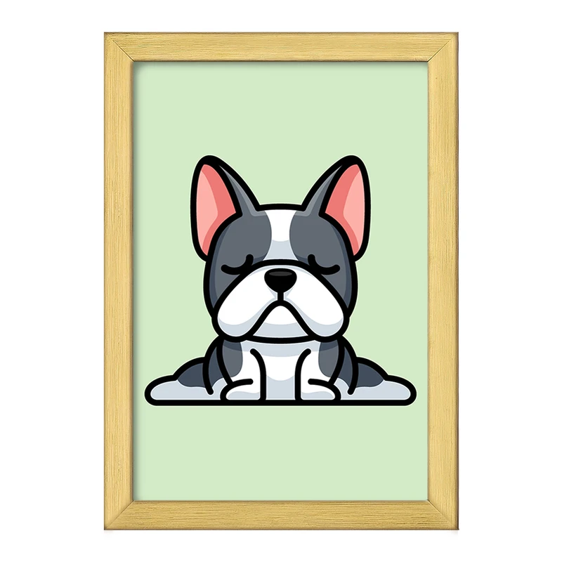 تابلو خندالو طرح حیوانات بامزه سگ کد 28388