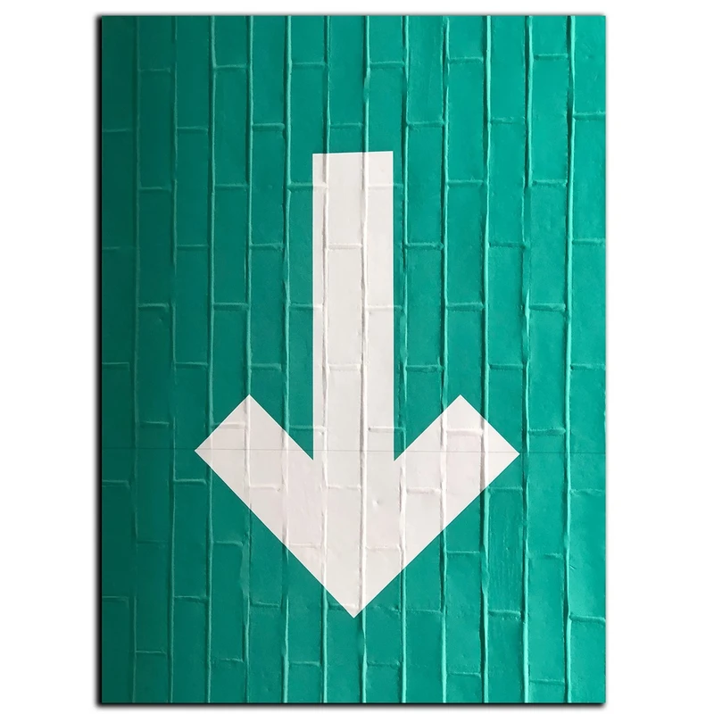 تابلو شاسی بکلیت طرح علائم مسیر حرکت روبرو مدل SH-S3886