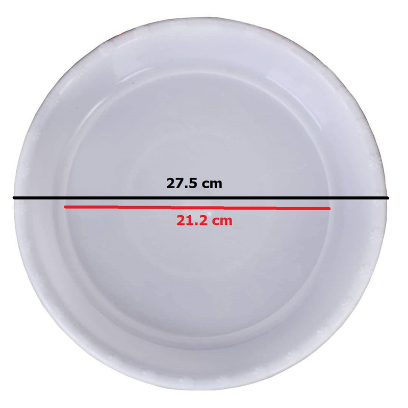 زیرگلدانی مدل p10 - 27.5 cm (21.2) بسته 3 عددی