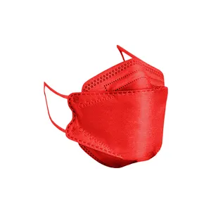 ماسک تنفسی باران مدل سه بعدی پنج لایه KF94-R5 بسته 25 عددی