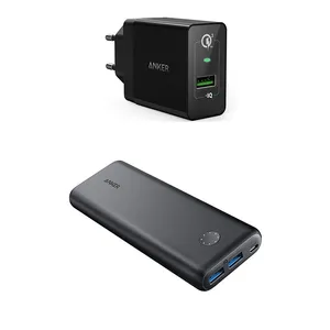 شارژر همراه انکر مدل A1260 PowerCore II ظرفیت 20000 میلی آمپر ساعت به همراه شارژر دیواری