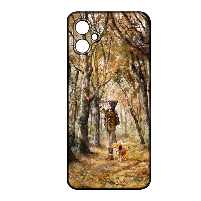 کاور طرح دخترانه کد 286 مناسب برای گوشی موبایل سامسونگ Galaxy A05