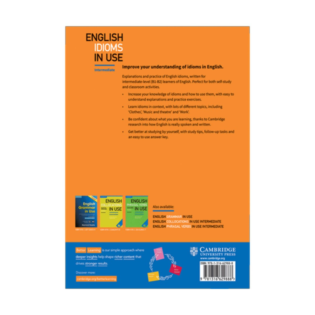کتاب English Idioms In Use 2nd اثر Michael McCarthy and Felicity ODell انتشارات کمبریج 2جلدی