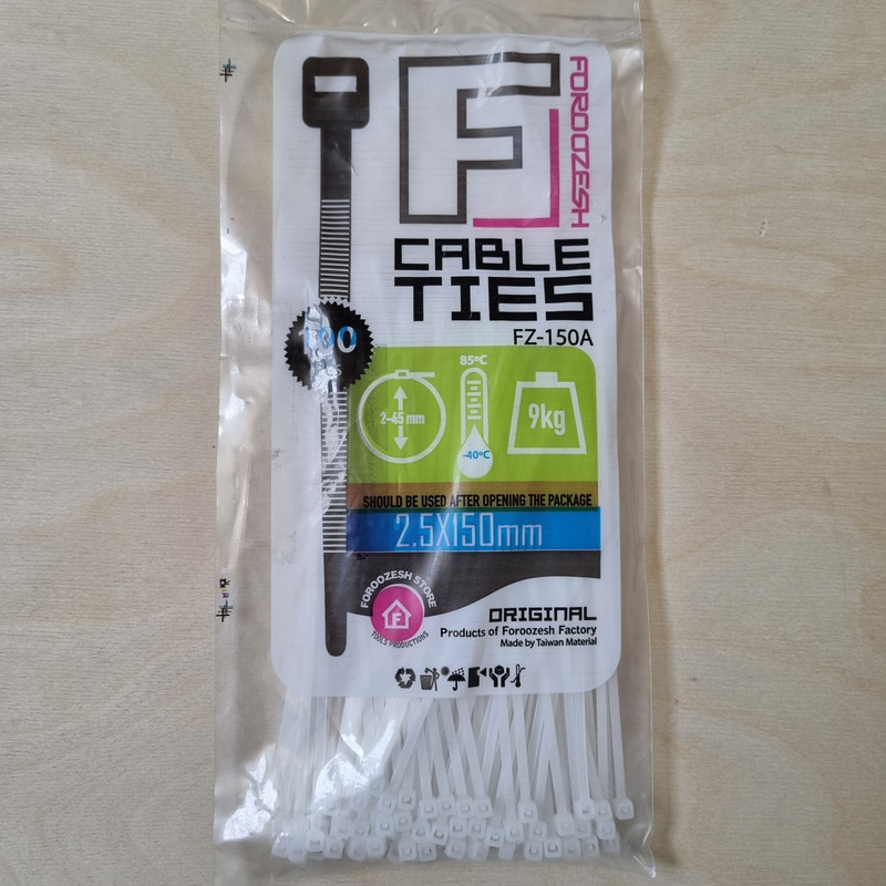 بست کمربندی فروزش مدل F15 بسته 200 عددی