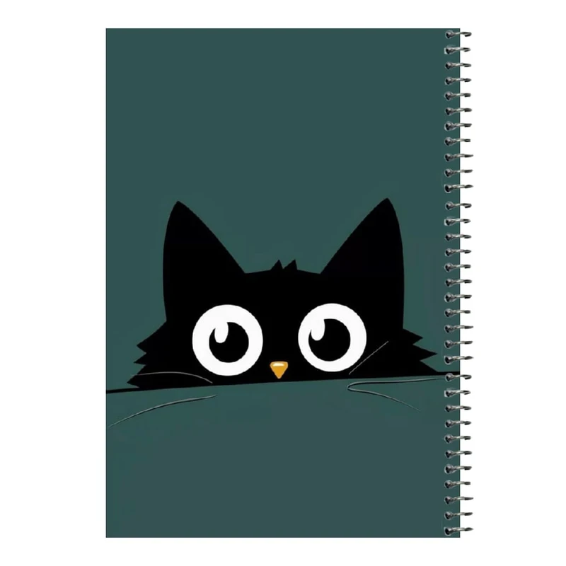 دفتر مشق 80 برگ اس جی مدل گربه کد5 