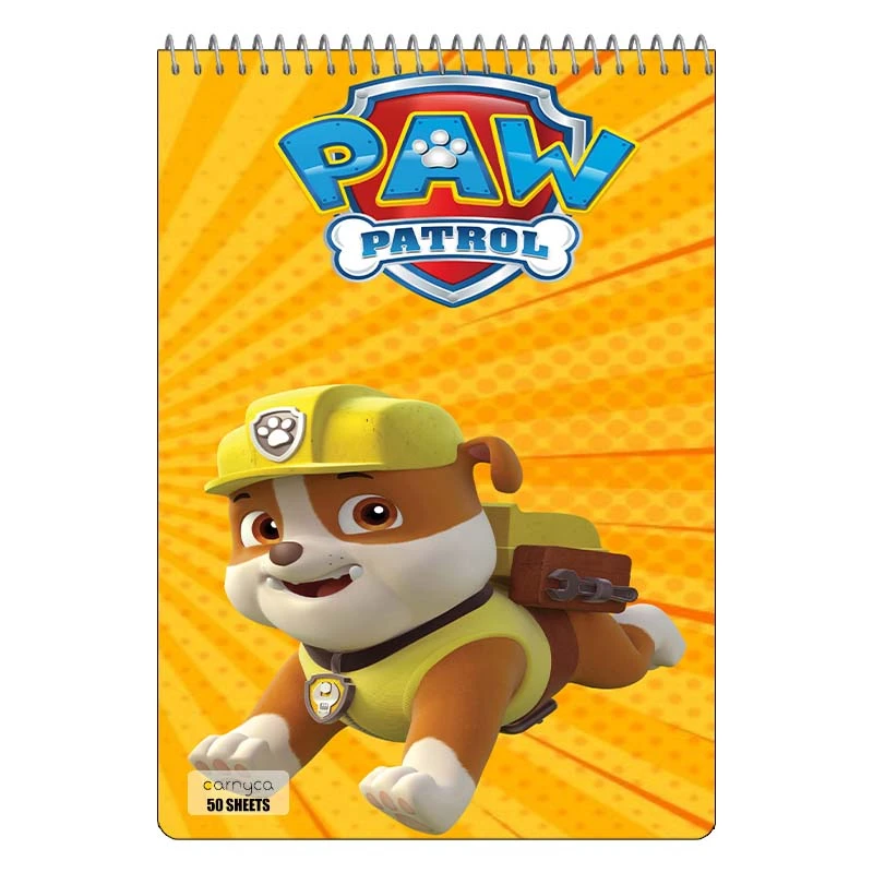 دفتر نقاشی 50 برگ سیمی کارنیکا طرح سگ های نگهبان paw patrol کد 37359