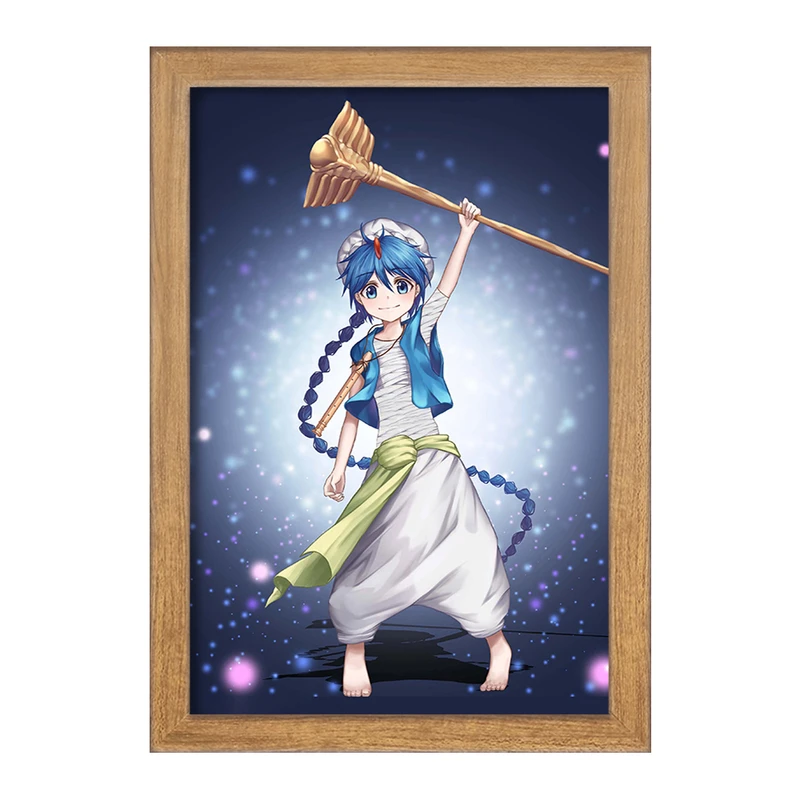 تابلو خندالو مدل علائدین انیمه ماگی هزارتوی سحر و جادو کد 36043