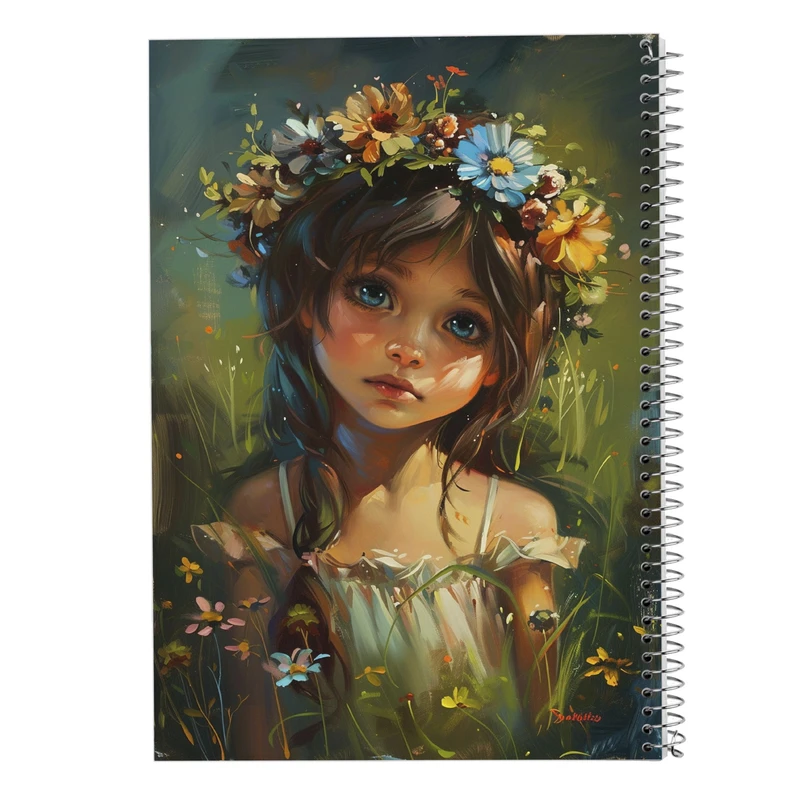 دفتر مشق 50 برگ مدوپد مدل دخترانه کد DF15749