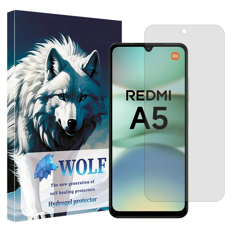 محافظ صفحه نمایش شفاف ولف مدل Tough مناسب برای گوشی موبایل شیائومی Redmi A5 4G