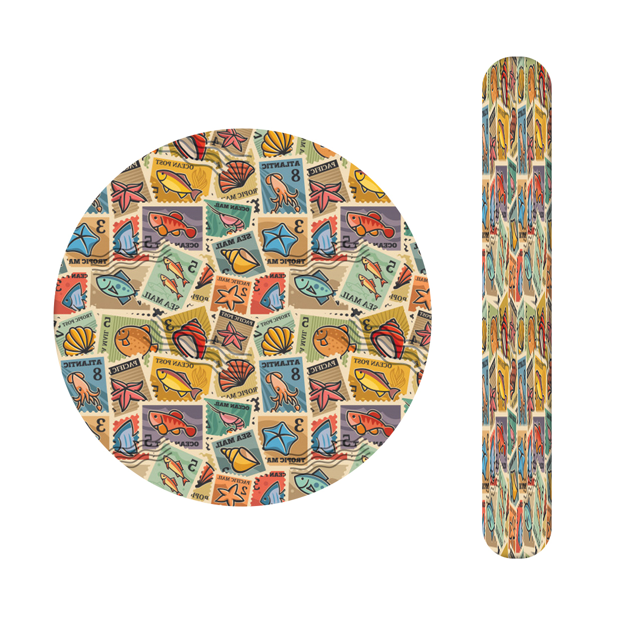 سوهان ناخن مندیکس مدل ماهی کد 414 به همراه آینه جیبی