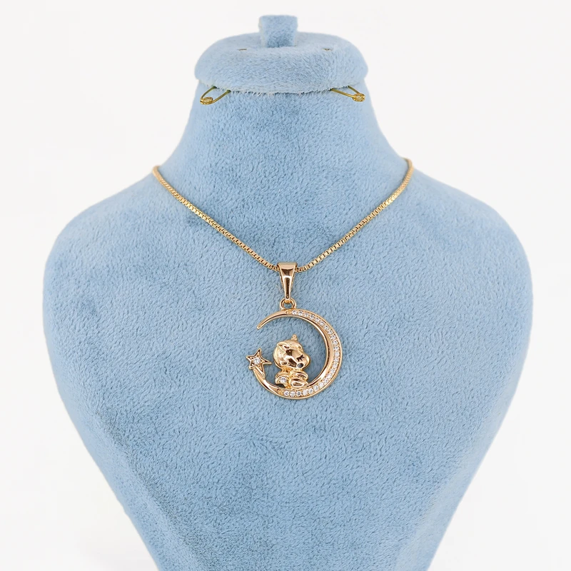 گردنبند زنانه ژوپینگ مدل اسب تکشاخ کد AAB816