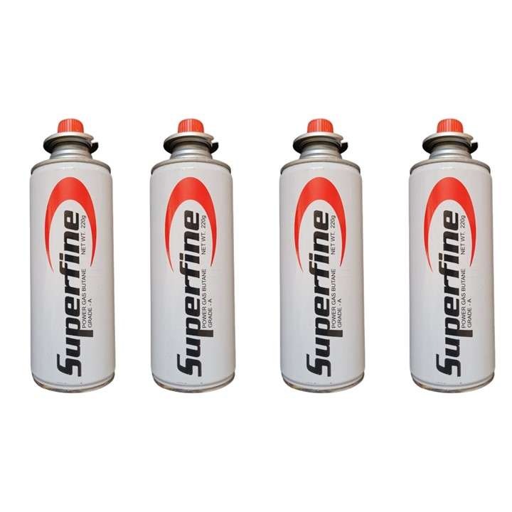 کپسول گاز 220 گرمی سوپرفاین مدل SG2 بسته 4 عددی