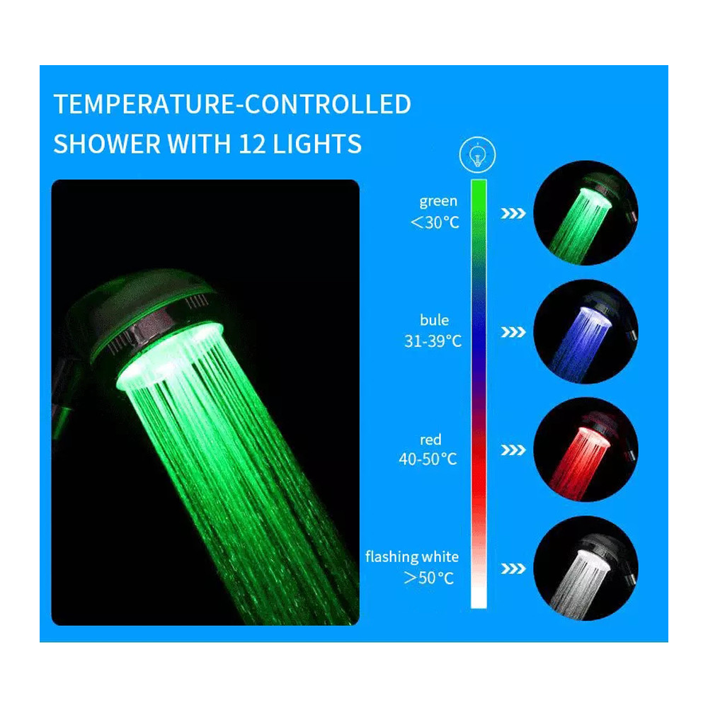 سردوش کاهنده مصرف آب مدل LED سردوش کاهنده مصرف آب مدل LED