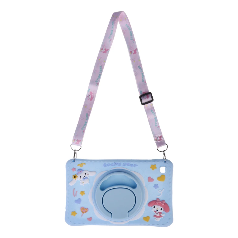 کاور مدل  ملودی و ابری مناسب برای تبلت سامسونگ Galaxy Tab A8 2019/T295 8.7 inch به همراه بند آویز 