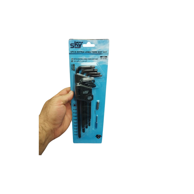 آچار ستاره ای اسکای مدل ST-1213B مجموعه ۹ عددی