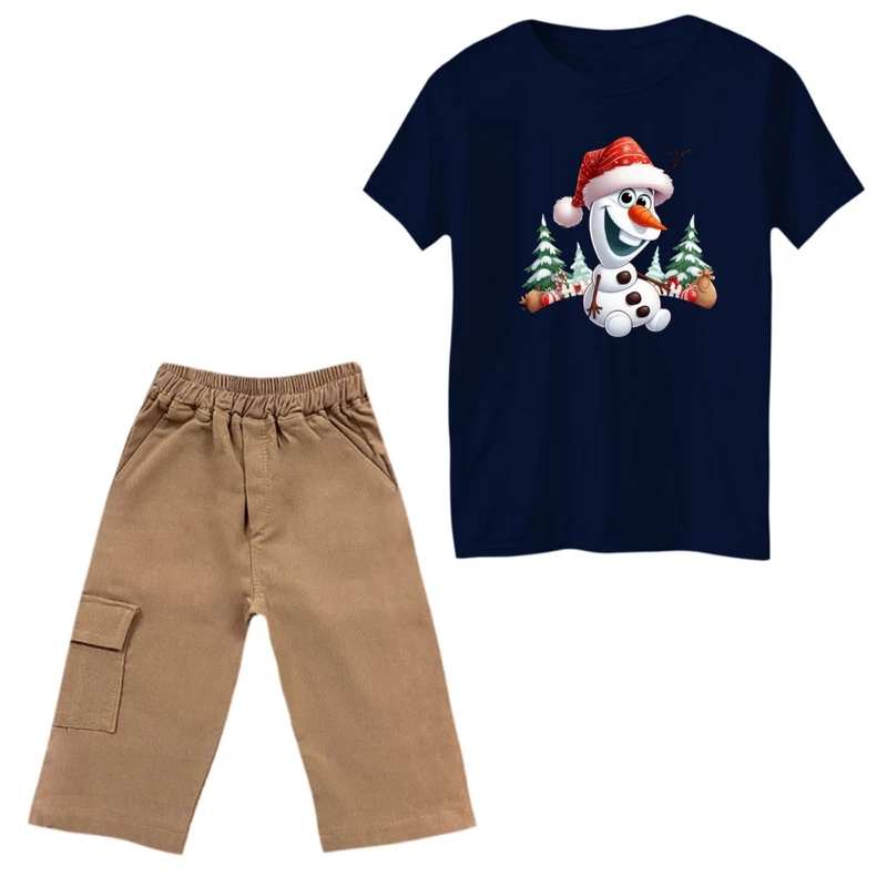 ست تی‌شرت و شلوارک پسرانه کد 6