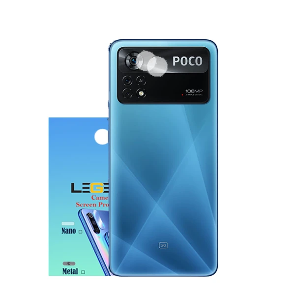 محافظ لنز دوربین نانو مدل LEGEND مناسب برای گوشی موبایل شیائومی POCO X4 PRO بسته 2 عددی