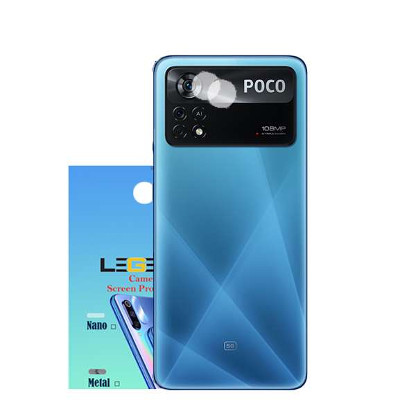 محافظ لنز دوربین نانو مدل LEGEND مناسب برای گوشی موبایل شیائومی POCO X4 PRO بسته 2 عددی