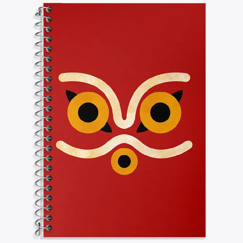 دفتر زبان 50 برگ خندالو مدل سه خط طرح انیمه کد F363