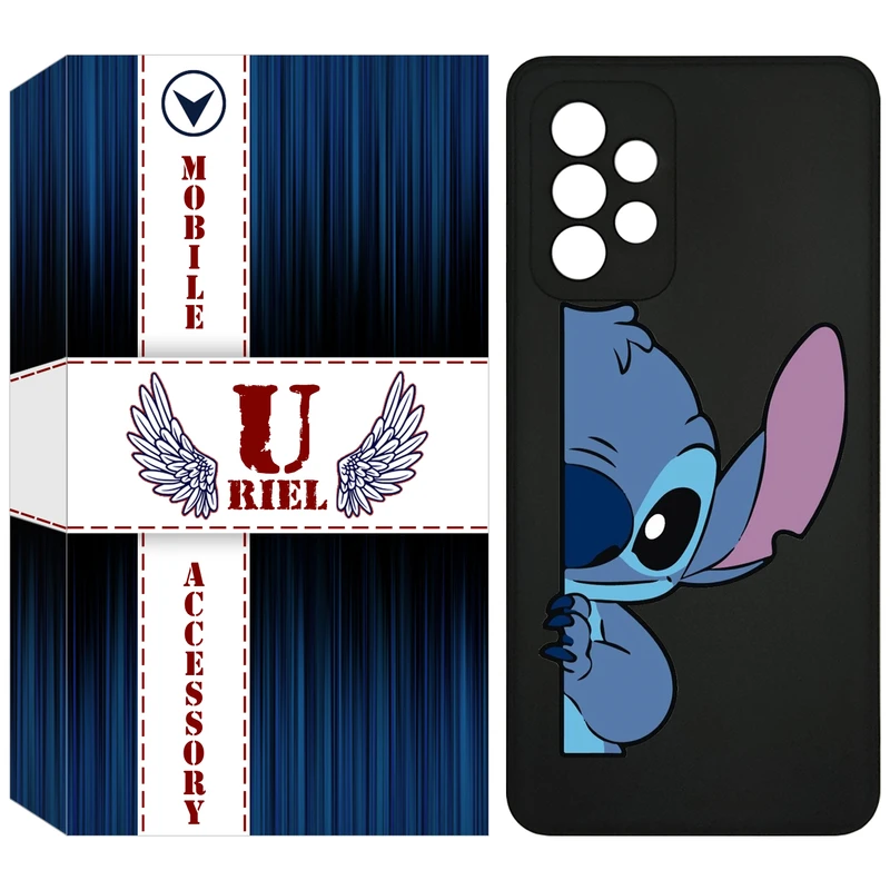 کاور یوریل مدل KSH کد 74 طرح استیچ مناسب برای گوشی موبایل سامسونگ Galaxy A72