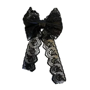 گیره مو دست ساز مدل پاپیونی دنباله دار