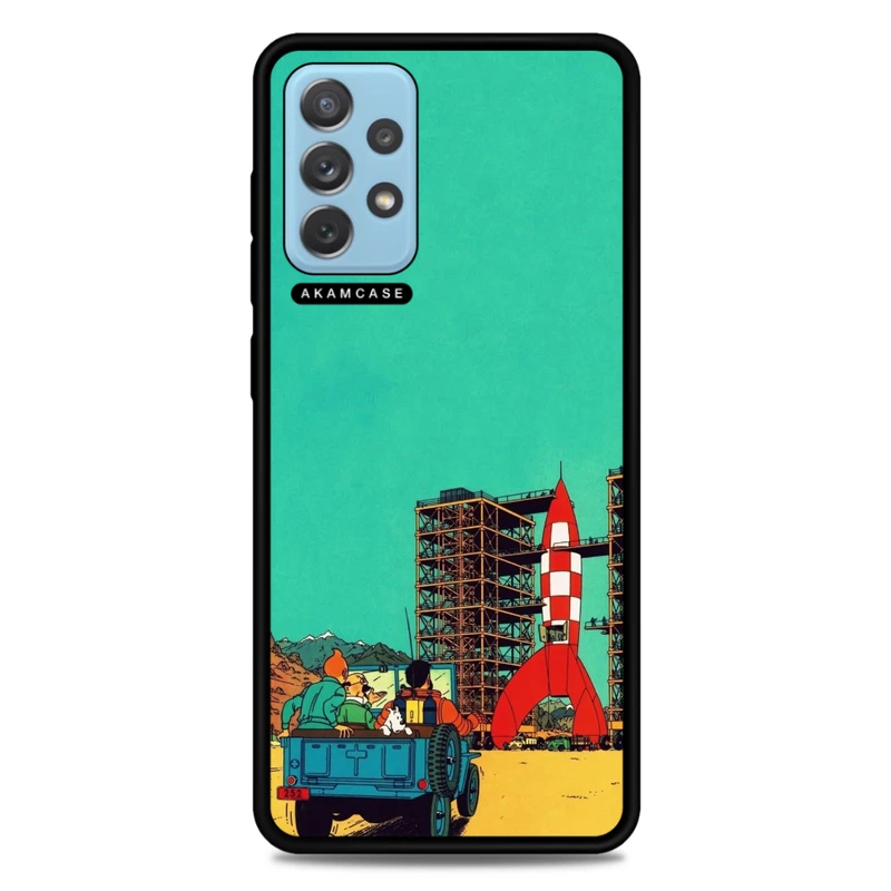 کاور آکام مدل AMC-WSGA72-TINTIN-17 مناسب برای گوشی موبایل سامسونگ Galaxy A72