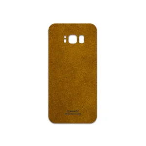 MAHOOT Brown-Chamois-Leather Cover Sticker for Samsung Galaxy S8
