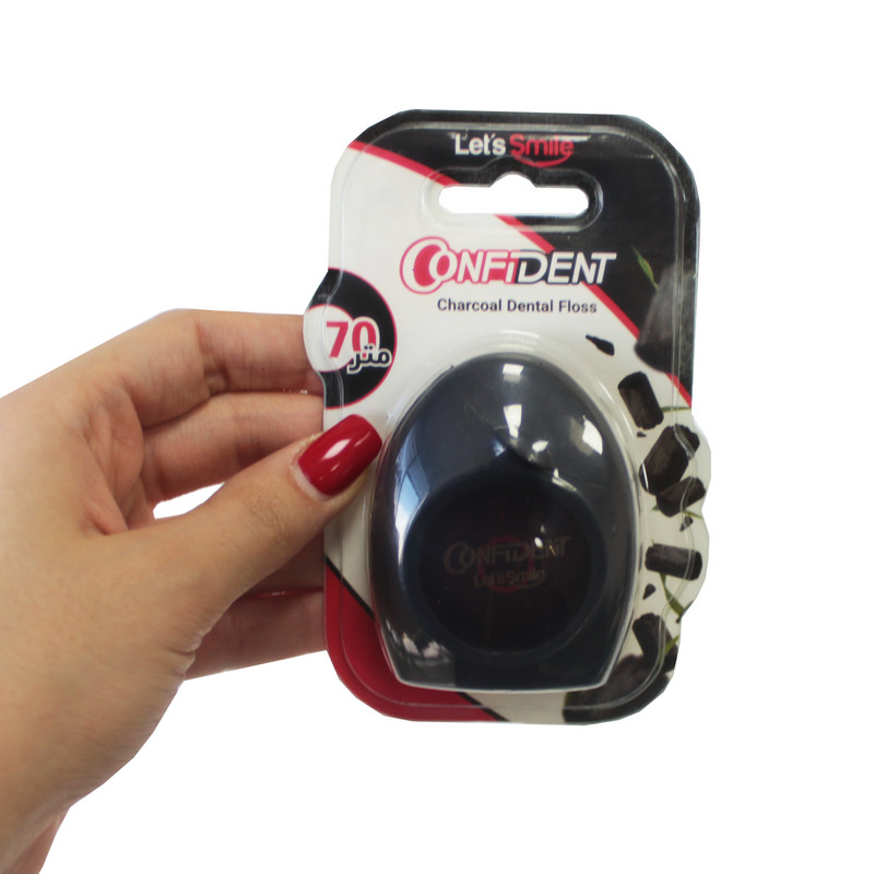 نخ دندان کانفیدنت مدل ذغالی