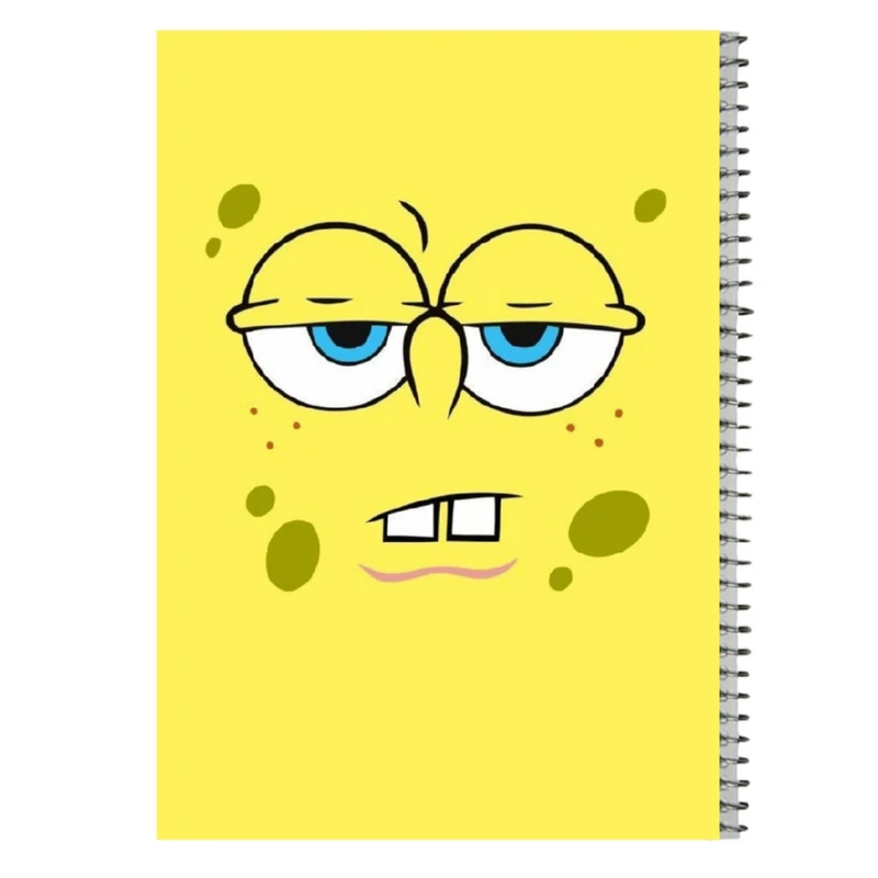 دفتر مشق 80 برگ مدل باب اسفنجی
