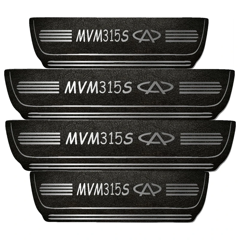  برچسب پارکابی خودرو مهدیار طرح چرم کد pka1031 مناسب برای mvm s  315 بسته 4 عددی