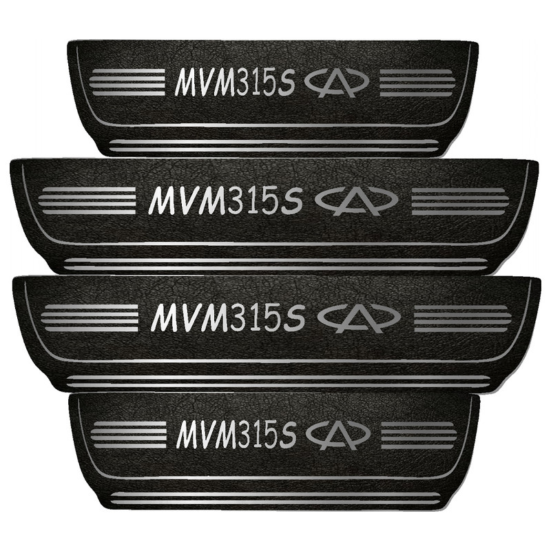  برچسب پارکابی خودرو مهدیار طرح چرم کد pka1031 مناسب برای mvm s 315 بسته 4 عددی
