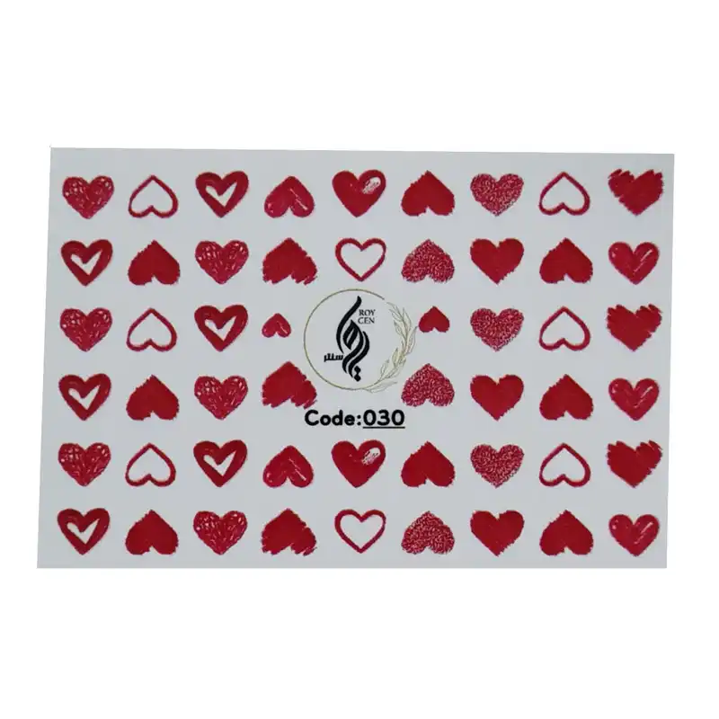 برچسب لنز ناخن رویاسنتر مدل  0030