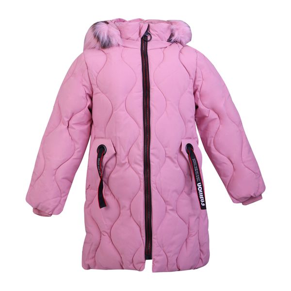 کاپشن دخترانه مدل راما کد 5701 رنگ صورتی روشن