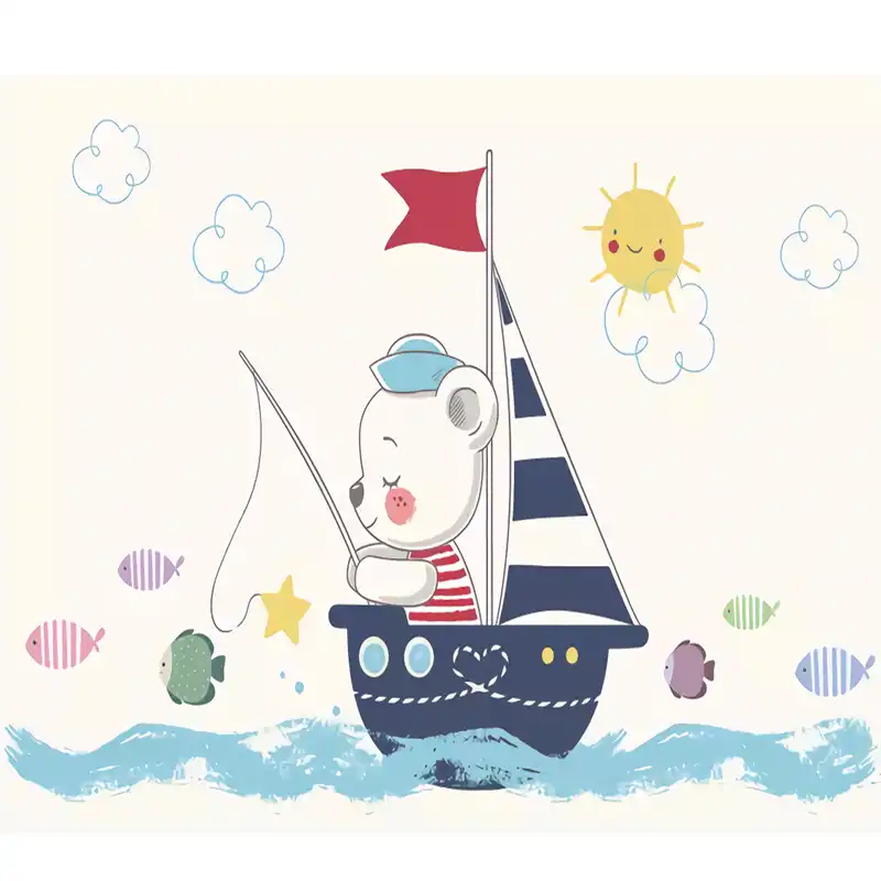 پوستر دیواری اتاق کودک مدل 3052