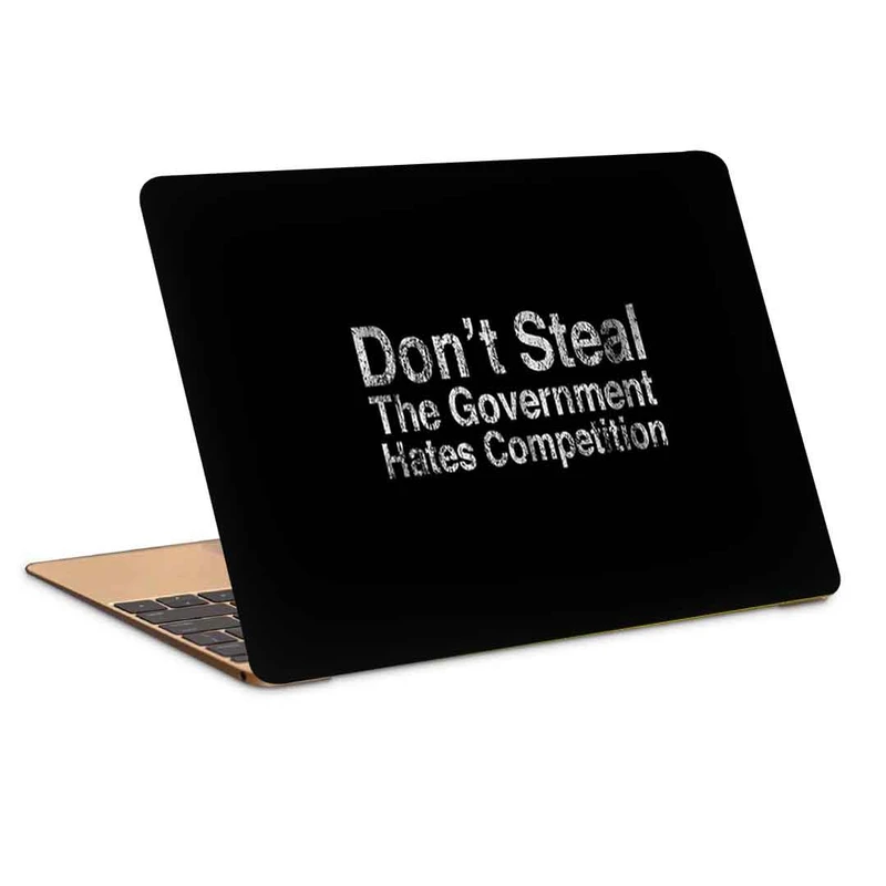 استیکر لپ تاپ طرح dont stealکد c-243مناسب برای لپ تاپ 15.6 اینچ