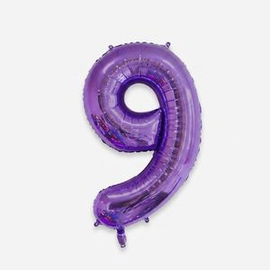  بادکنک فویلی مدل عدد 9