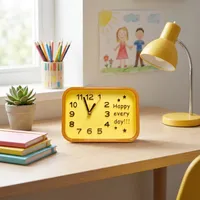 ساعت رومیزی عقربه&zwnj;ای مدل  HAPPY کد 2302
