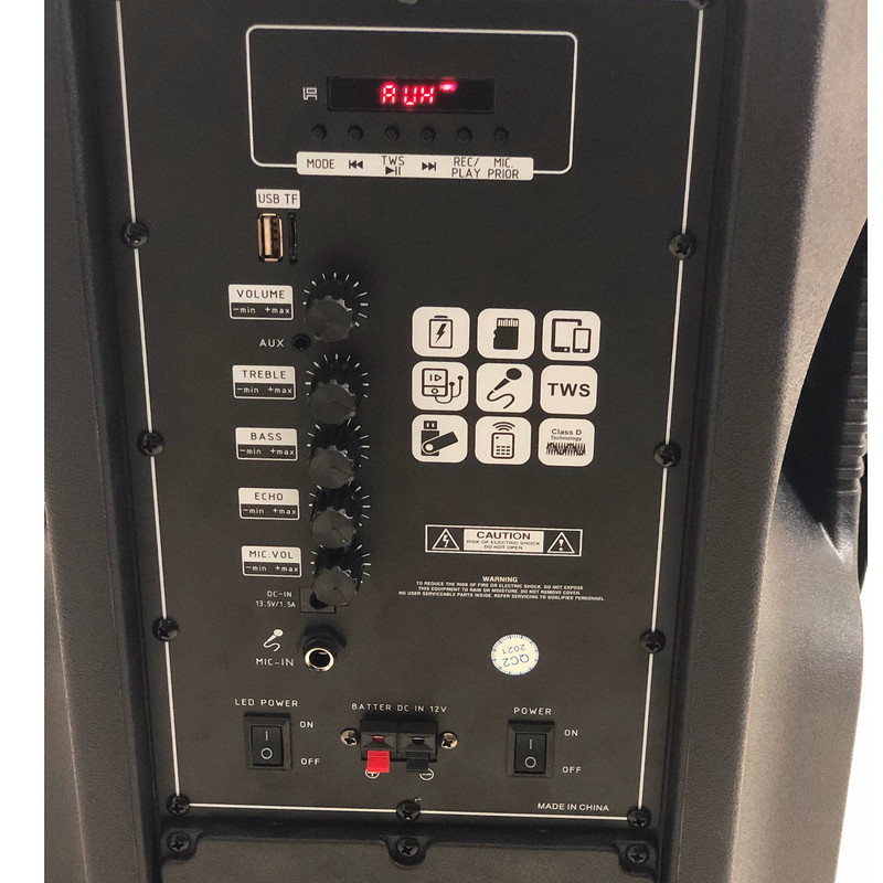 اسپیکر بلوتوثی قابل حمل مدل GZ-615 3