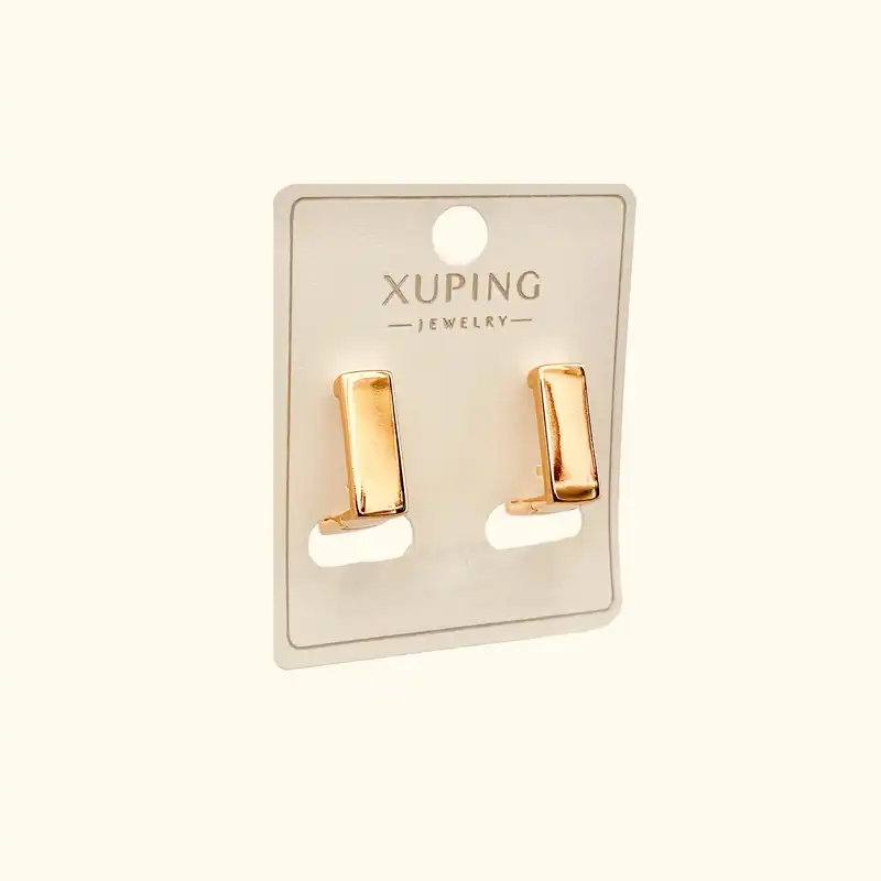 گوشواره زنانه ژوپینگ مدل مکعب کد 102005128