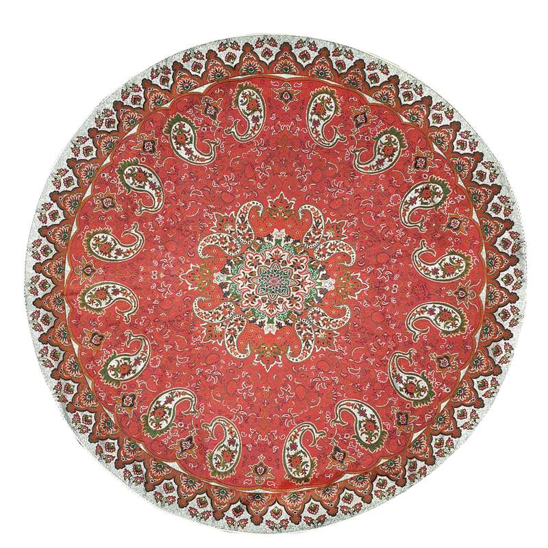 رومیزی ترمه  مدل نسترن کد GRDF1-1