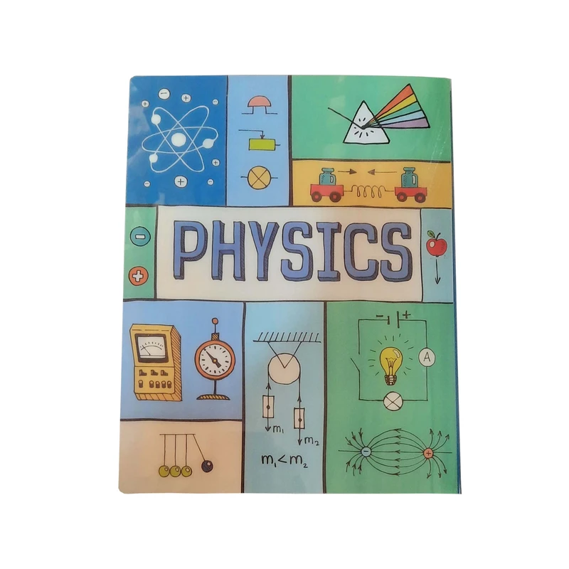 دفتر کلاسوری 100 برگ پاپکو مدل PHYSICS