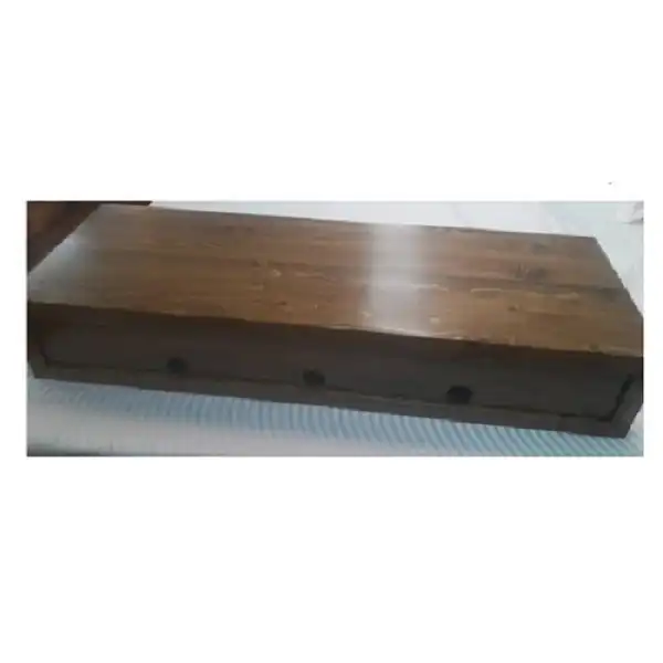 میز تلویزیون مدل چوبی با پایه فلز