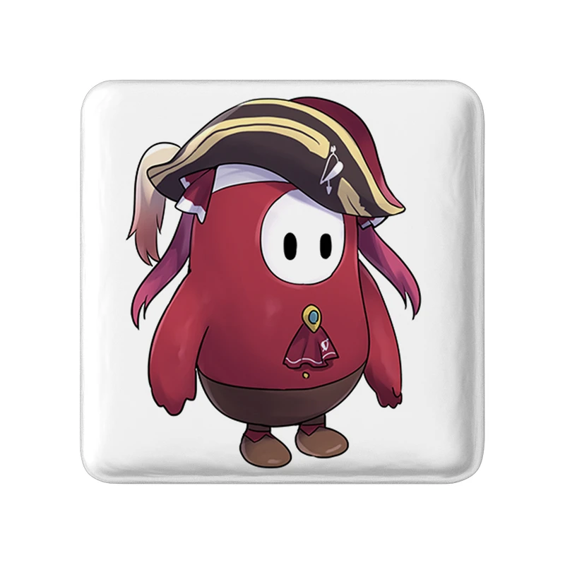 پیکسل خندالو طرح بازی فال گایز (Fall Guys) مدل مربعی کد 32801