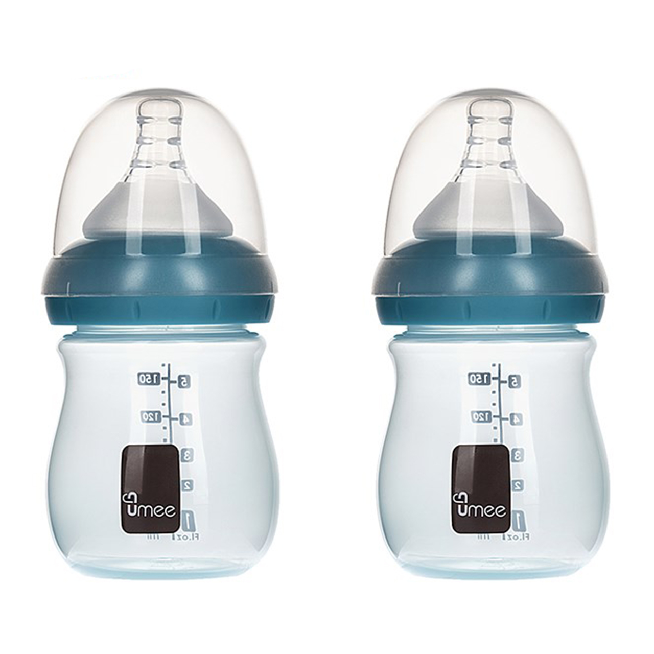 شیشه شیر یومیی مدل N100002-B ظرفیت 160 میلی لیتر بسته 2 عددی