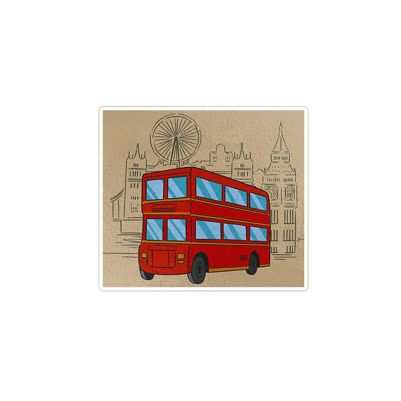   استیکر لپ تاپ ویندی دیزاین طرح london مدل VINDI1340