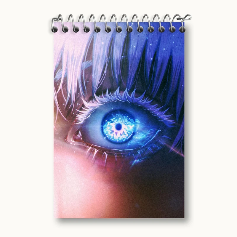 دفتر یادداشت 50 برگ خندالو مدل گوجو ساتورو انیمه جوجوتسو کایزن کد F1581