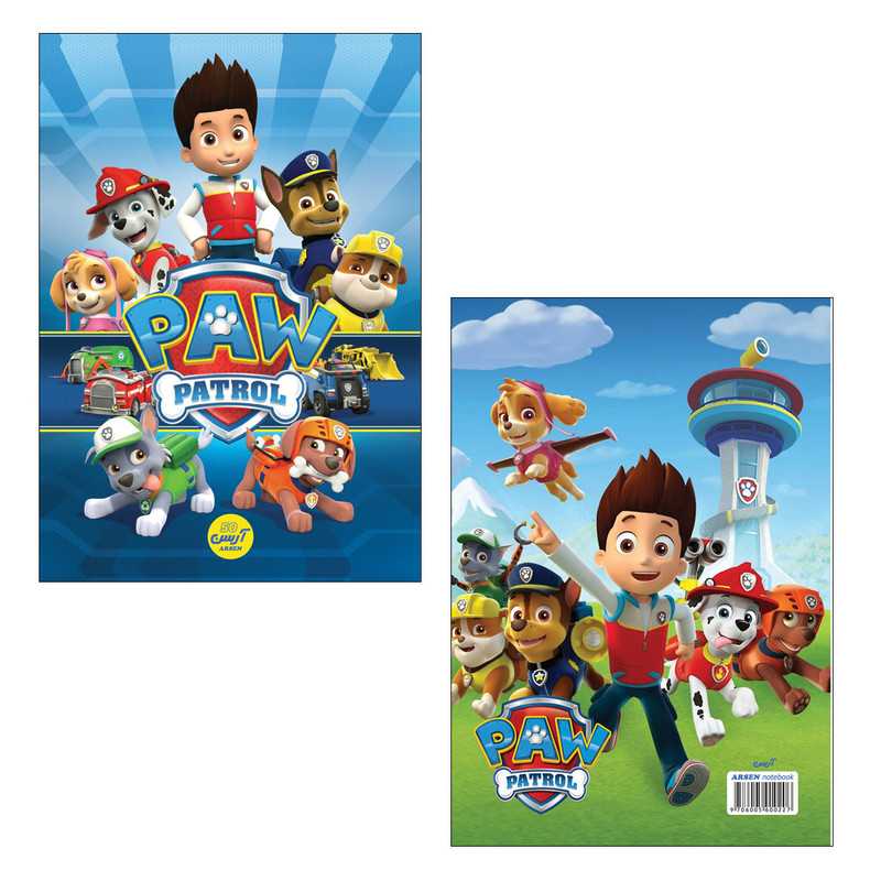 دفتر نقاشی 50 برگ آرسن طرح Paw مجموعه 2 عددی