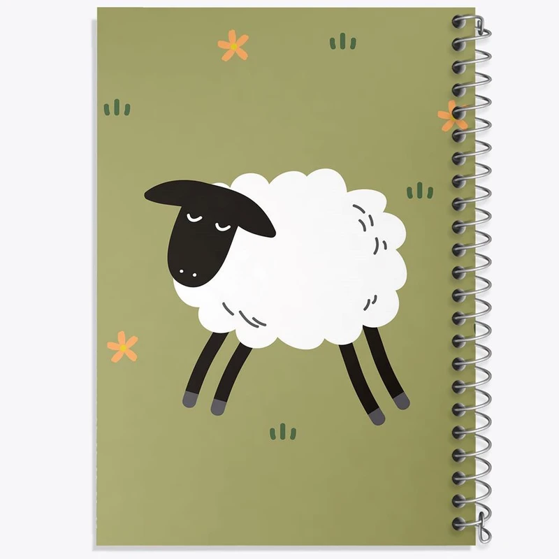 دفتر لیست خرید 50 برگ خندالو طرح گوسفند بامزه کد 29365