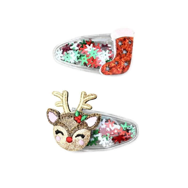 گیره مو زنانه مدل زمستانه مجموعه دو عددی